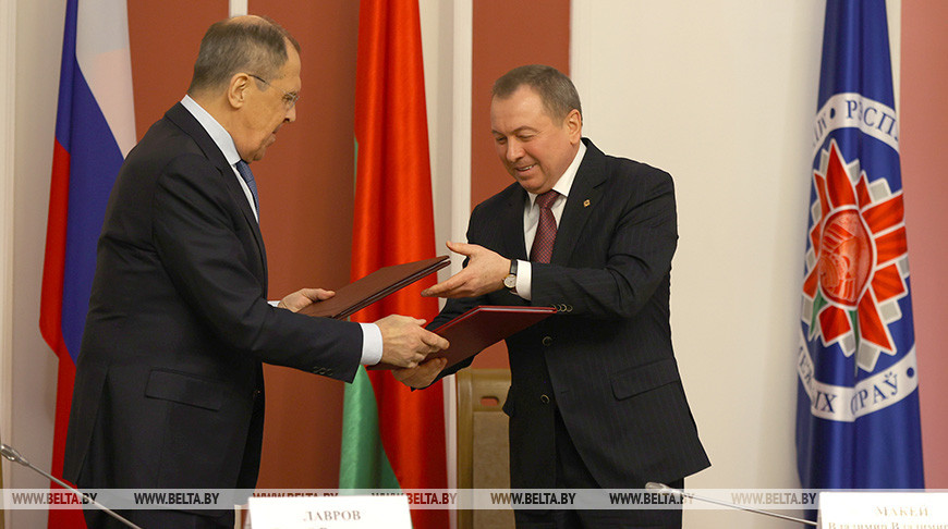 Ряд документов подписан по итогам заседания коллегий МИД Беларуси и России