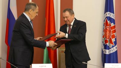 Ряд документов подписан по итогам заседания коллегий МИД Беларуси и России
