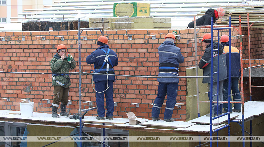 Строительство яслей-сада на 350 мест завершается в новом микрорайоне в Мозыре