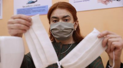 В центре соцобслуживания населения в Витебске наладили выпуск масок