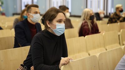Кочанова встретилась со студентами журфака БГУ