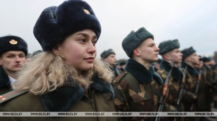 Около 2,5 тыс. военнослужащих приняли присягу в Объединенном учебном центре подготовки прапорщиков и младших специалистов