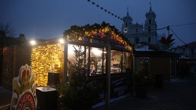 Рождественская ярмарка "Зiмовы фэст" работает в Гродно