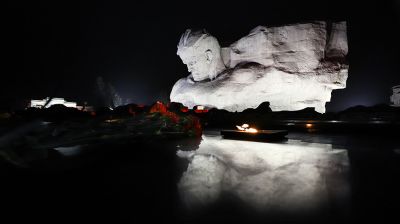 Обновленную подсветку Брестской крепости можно увидеть в новогодние праздники