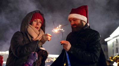 Брестчане отпраздновали Новый год