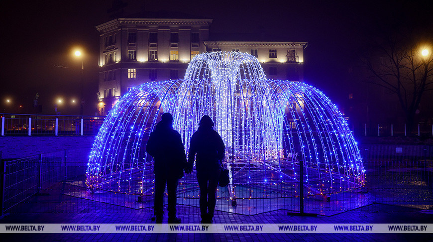 Новая световая инсталляция появилась в Минске