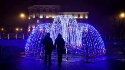Новая световая инсталляция появилась в Минске