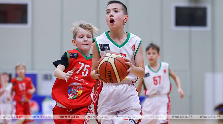 Детский баскетбольный турнир проходит в Минске