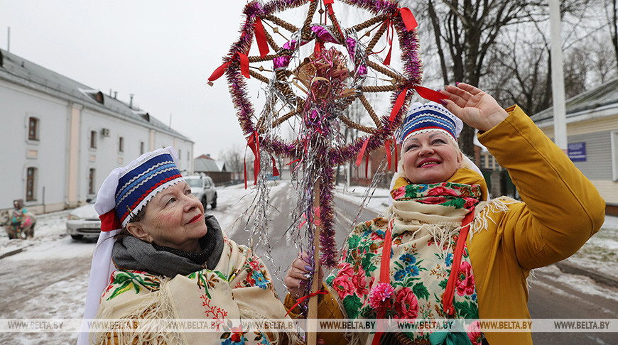 Рождественские гулянья прошли в Витебске