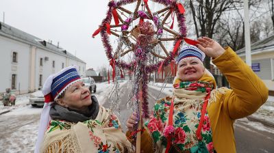 Рождественские гулянья прошли в Витебске
