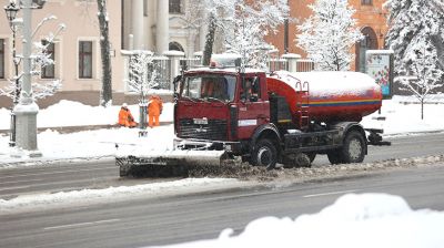 Более 620 единиц снегоуборочной техники вывели на улицы Минска