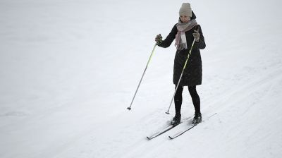 Минчане катаются на лыжах