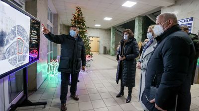 Кочанова посетила площадки ОАО "Горизонт"
