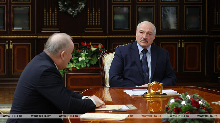 Лукашенко принял с докладом Павла Каллаура и Валерия Бельского