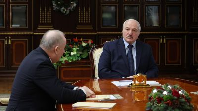 Лукашенко принял с докладом Павла Каллаура и Валерия Бельского