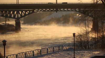 Температура воздуха утром 17 января в Гродно опустилась ниже -20°С