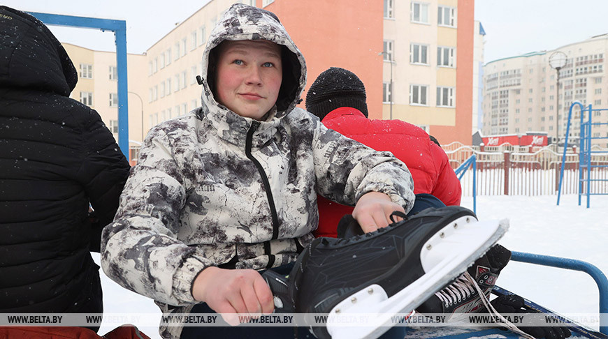 Могилевские школьники занимаются зимними видами спорта