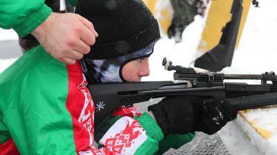 Областные соревнования "Снежный снайпер" стартовали в Барановичском районе