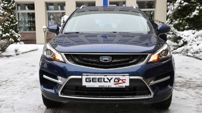 Новую модель автомобиля Geely GS презентовали в Минске
