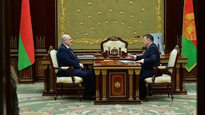 Лукашенко принял с докладом министра природных ресурсов и охраны окружающей среды
