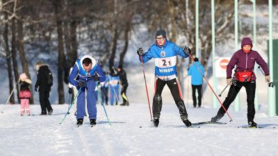 Команда Мингорисполкома победила в лыжной эстафете