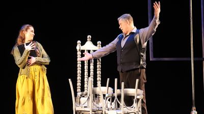 Премьеру трагикомедии "Загадочный визит" представили в Гомельском областном драмтеатре