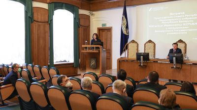 Кочанова встретилась с сотрудниками БГУ