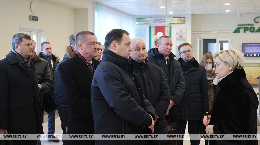 Головченко посетил "Бобруйскагромаш"