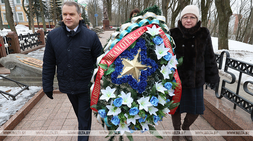 Акцию памяти провели участники автопробега в Витебске