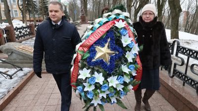 Акцию памяти провели участники автопробега в Витебске
