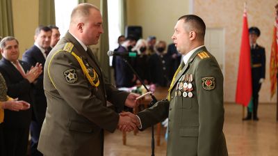 Чествование офицеров и военнослужащих срочной военной службы прошло в Бресте