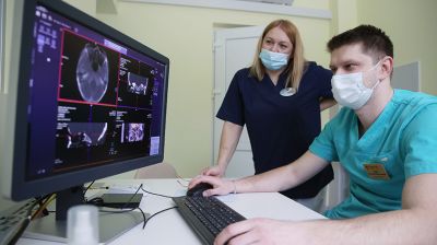 Новый компьютерный томограф начал работу в Лидской ЦРБ