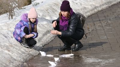 В Гомель пришла весна