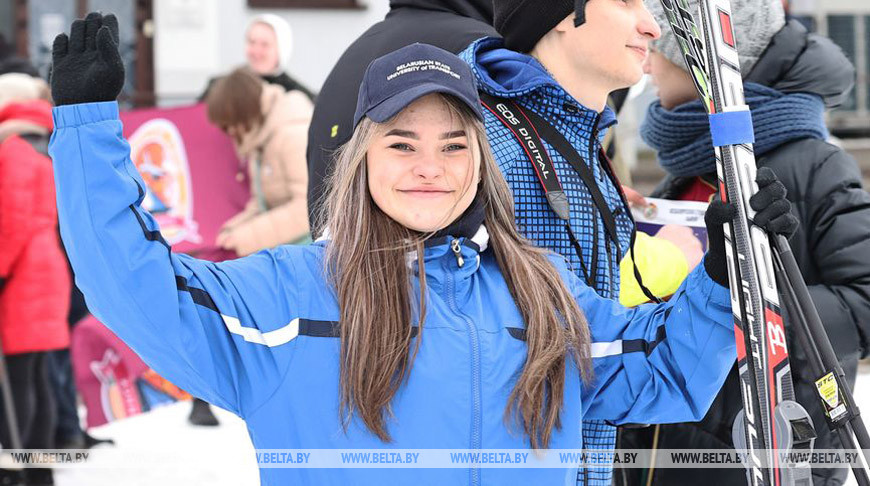 На лыжероллерной трассе в Минске прошла "Всебелорусская студенческая лыжня - 2021"