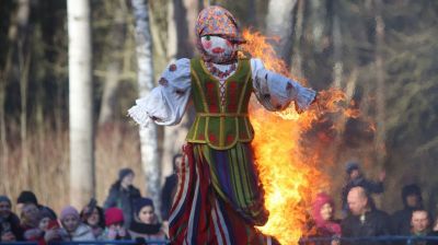 Масленичные гулянья прошли в Гродно