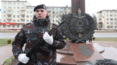 В Витебске прошли торжества ко Дню белорусской милиции