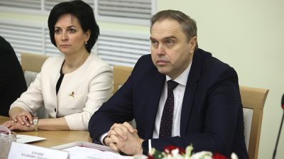 Пиневич и Караник приняли участие в расширенном заседании Совета Гродненского медуниверситета