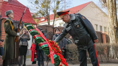 Митинг в честь годовщины белорусской милиции прошел в Бресте