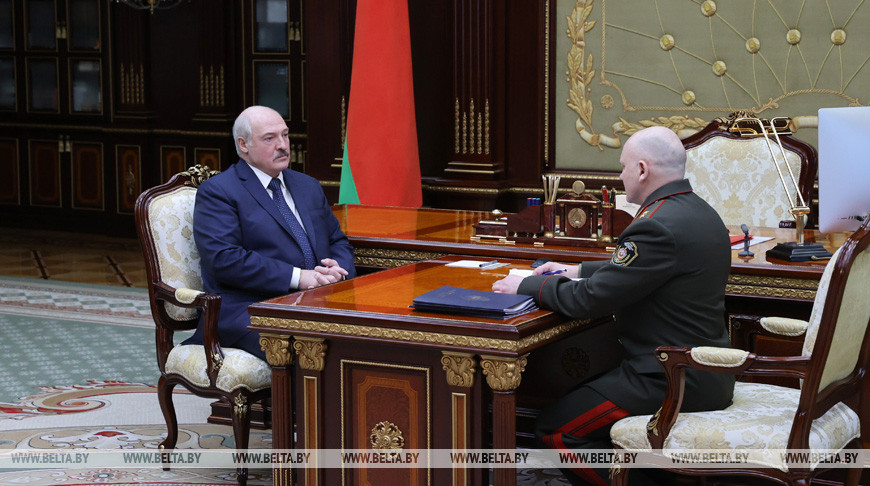 Лукашенко принял с докладом председателя КГБ Тертеля