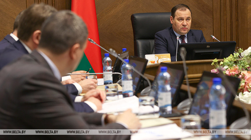 На заседании Президиума Совета Министров обсудили проведение весенней посевной кампании