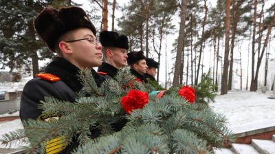 Акция памяти прошла на мемориальном комплексе "Масюковщинский лагерь смерти военнопленных"