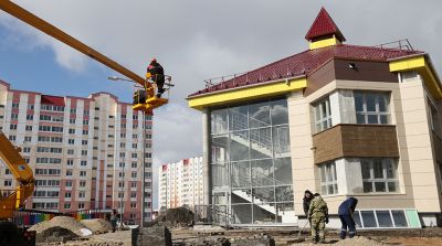 Строительство детских яслей-сада завершается в новом микрорайоне Мозыря