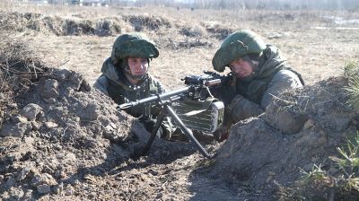 Белорусско-российское тактическое учение проходит на Осиповичском полигоне