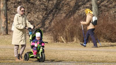 Теплый день в Минске