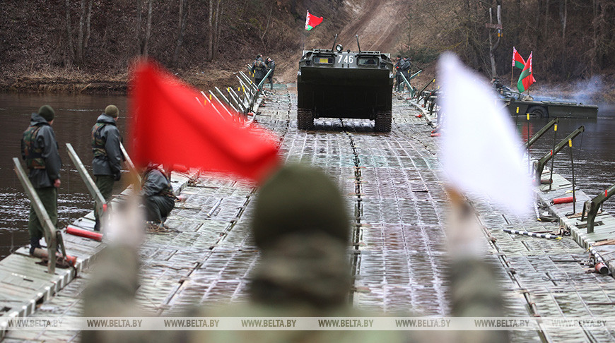 Совместные учения МЧС и военных прошли под Гродно