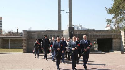 Минтинг-реквием прошел в мемориальном комплексе "Лагерь смерти" в Могилеве