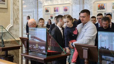 Дворец Независимости посетили курсанты и сотрудники Академии МВД