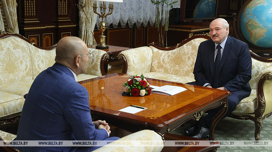 Лукашенко встретился с депутатом Верховной рады Украины Евгением Шевченко