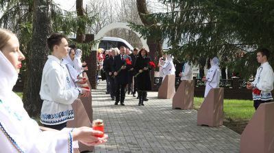 Митинг-реквием памяти захороненных деревень прошел в Славгороде