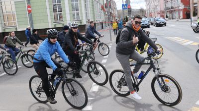 Весенний велопробег собрал в Гомеле около 700 поклонников велосипедного спорта